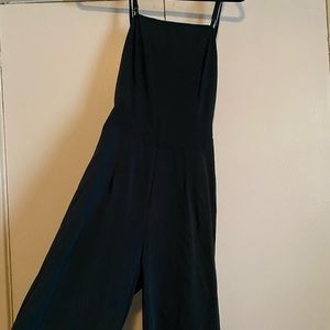 Dark Green Jumpsuit with Tie Back